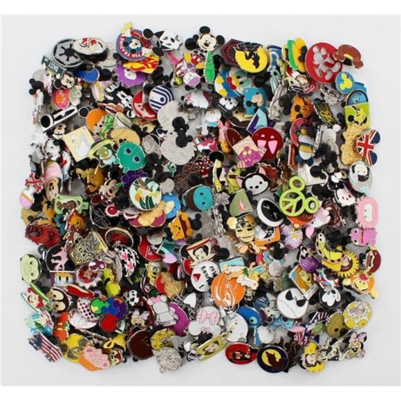 50 Disney Pins Lot No Duplicates 100% Tradable FAST FREE SHIPPING & FREE GIFT - Picture 1 of 4